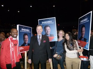 Richard Sagala & les militants de Mercier